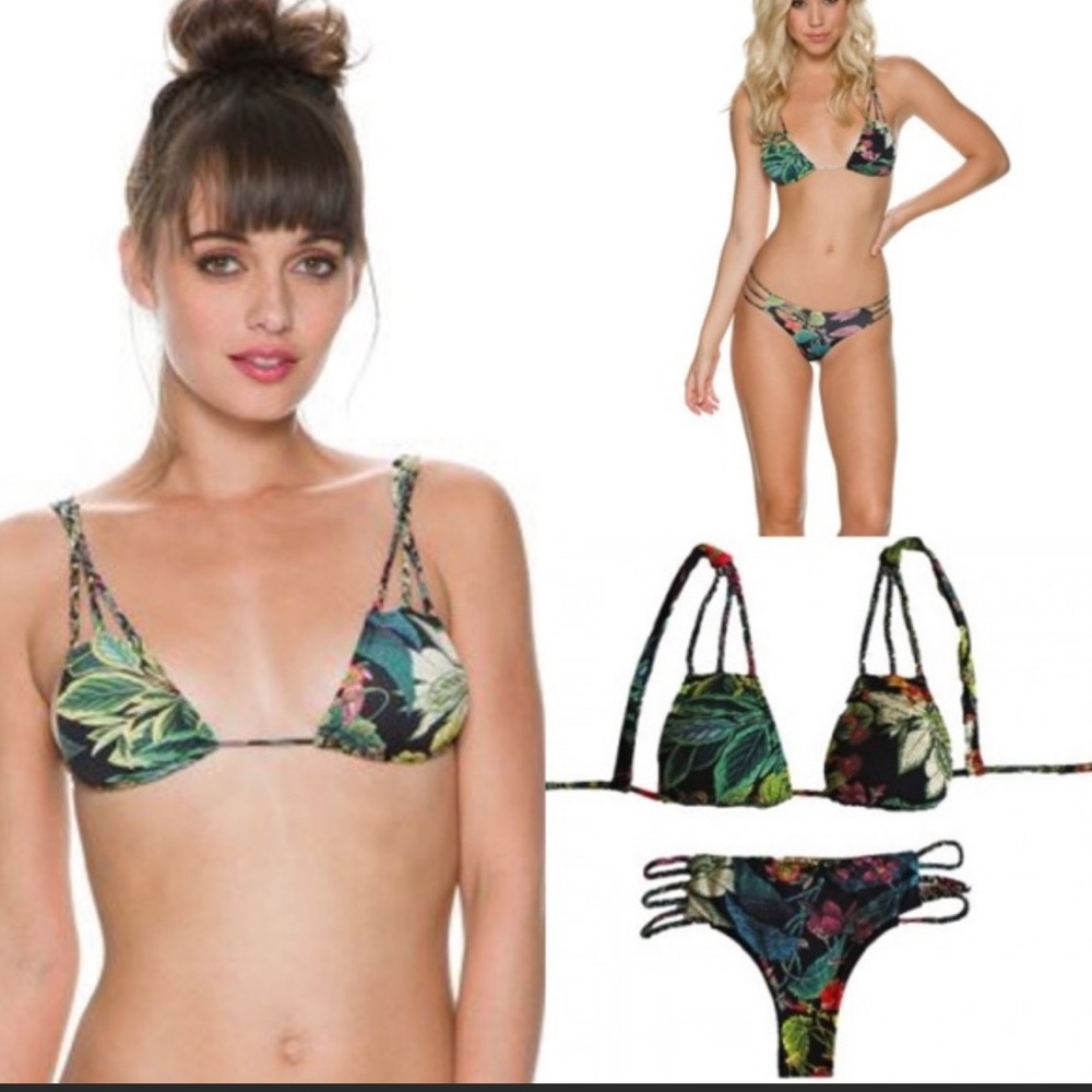 San Lorenzo tropical reversible bikini